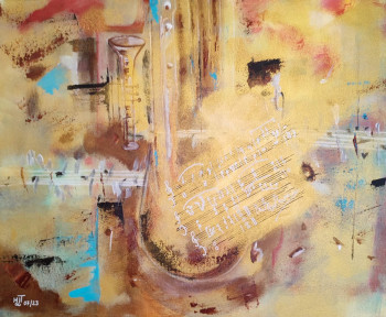 Œuvre contemporaine nommée « Seulement de la musique », Réalisée par MARIE-LAURE TOURNIER