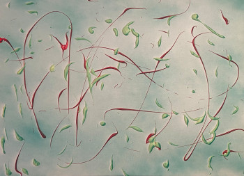 Œuvre contemporaine nommée « Symphonie 2 », Réalisée par PAOLA CONTE « PAO »