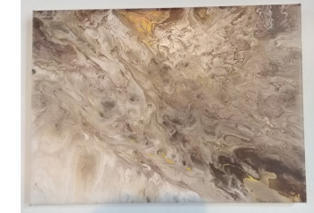 Œuvre contemporaine nommée « Doux Désert », Réalisée par SYLVIE GOTTELAND