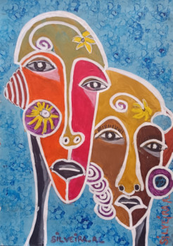 Œuvre contemporaine nommée « Africaessaie », Réalisée par SILVEIRA ANTOINE