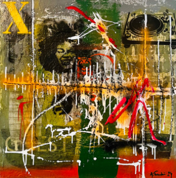 Œuvre contemporaine nommée « Street1 », Réalisée par A.FRIEDLI