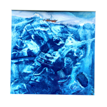 Œuvre contemporaine nommée « Haute mer », Réalisée par JEAN-FRANçOIS LESENFANS