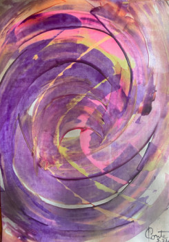 Œuvre contemporaine nommée « Intériorité », Réalisée par PAOLA CONTE « PAO »