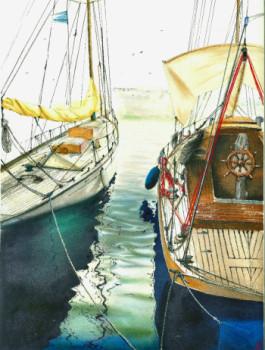 Œuvre contemporaine nommée « Les Minimes », Réalisée par HANNA.MEUNIER.ART