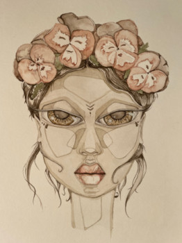 Œuvre contemporaine nommée « Her Flowers », Réalisée par GELEUCHT