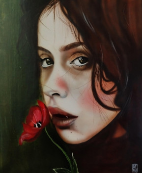 Œuvre contemporaine nommée « Coquelicot », Réalisée par AERO