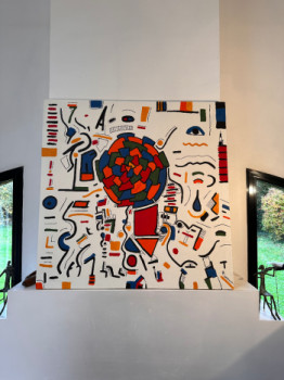 Œuvre contemporaine nommée « le monde? - juin 2022 », Réalisée par AUGUSTIN THéRY