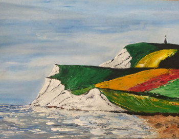 Œuvre contemporaine nommée « Cap Gris Nez », Réalisée par HUBERT BRIDOUX