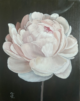 Œuvre contemporaine nommée « Grosse pivoine », Réalisée par TATIANA LASHCHENKOVA