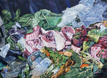 Œuvre contemporaine nommée « La vie en rose FW#75 », Réalisée par BROSSY