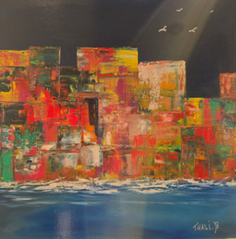 Œuvre contemporaine nommée « Building », Réalisée par THALI.B