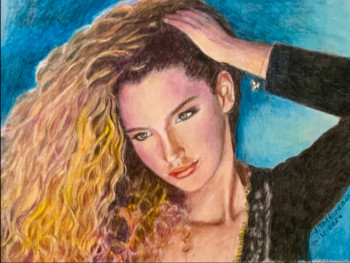 Œuvre contemporaine nommée « SABAH ma miss préférée », Réalisée par JACQUES TAFFOREAU