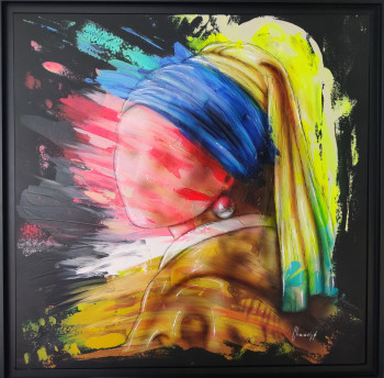 Œuvre contemporaine nommée « Pearl », Réalisée par CHAUVIJO
