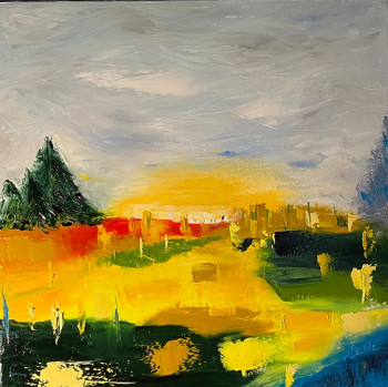 Œuvre contemporaine nommée « Besoin d'espace, de lumière », Réalisée par JEAN PIERRE SALLE