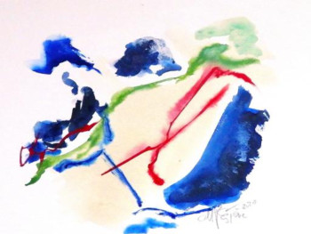 Œuvre contemporaine nommée « tableau 13 serie kim an jong », Réalisée par MARIE-PIERRE ESTEVE