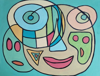 Œuvre contemporaine nommée « Ami », Réalisée par MIREILLE DELGENèS