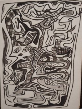 Œuvre contemporaine nommée « Âme du Monde, 2 », Réalisée par MIREILLE DELGENèS
