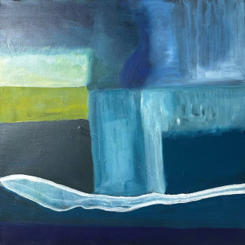 Œuvre contemporaine nommée « L’écharpe », Réalisée par KLOO