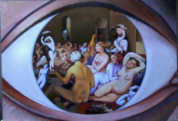 Œuvre contemporaine nommée « L'oeil d'Ingre. », Réalisée par ALDéHY