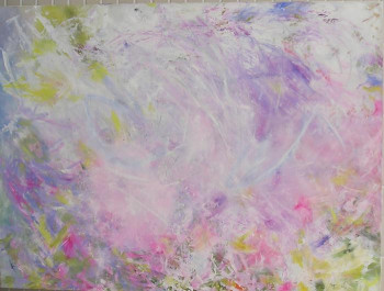 Œuvre contemporaine nommée « Skypainting Mauve », Réalisée par ADRIENNE JALBERT