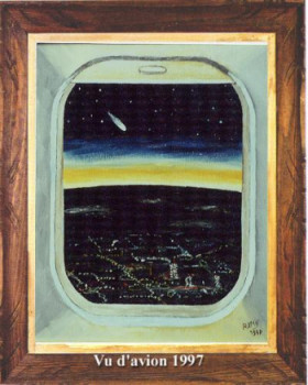 Œuvre contemporaine nommée « Vue d'avion 1997 », Réalisée par EMILE RAMIS