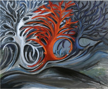Œuvre contemporaine nommée « TOURMENTE », Réalisée par NATHALIE MOLIN