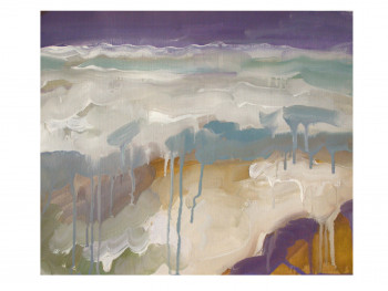 Œuvre contemporaine nommée « Colere de l'Océan », Réalisée par LéNA TERESHONOK