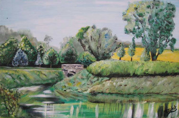 Œuvre contemporaine nommée « Plan d'eau de Chanteloup en Brie », Réalisée par AMELIE AMELOT