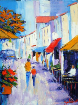 Œuvre contemporaine nommée « Le Grau du Roi (rue) », Réalisée par FRANCIS JALIBERT