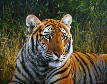 Œuvre contemporaine nommée « Tiger cub », Réalisée par GABRIEL HERMIDA