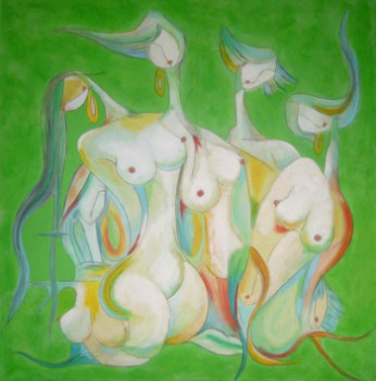 Œuvre contemporaine nommée « Le printemps des femmes », Réalisée par EMMA VITA