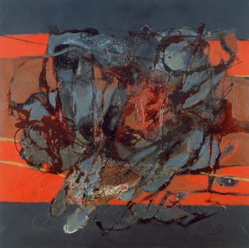 Œuvre contemporaine nommée « Cendres et passion », Réalisée par RéGINE SARALLIER