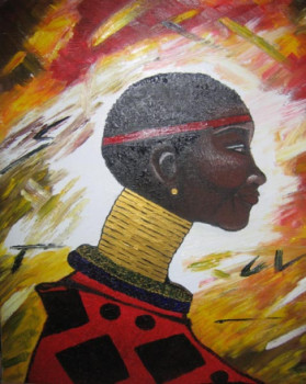 Œuvre contemporaine nommée « Ndebele », Réalisée par CCAPRICE