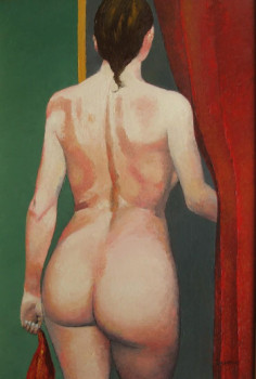 Œuvre contemporaine nommée « Sortie de scène », Réalisée par MARCEL DUMAS