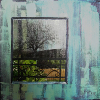 Œuvre contemporaine nommée « Vue de ma fenêtre », Réalisée par BONNEAU-MARRON