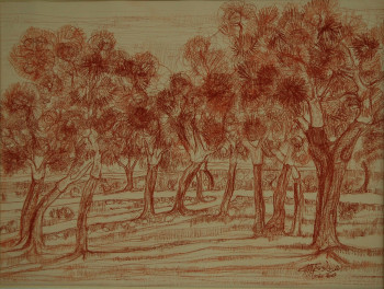 Œuvre contemporaine nommée « Conciliabule 2009 (Oran) », Réalisée par AFFIF CHERFAOUI