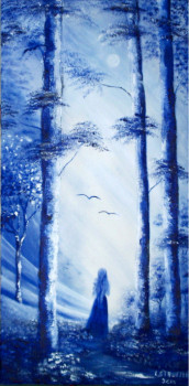 Œuvre contemporaine nommée « "En sortant de la forêt..." », Réalisée par LAILA STAUFFERT