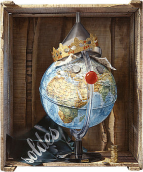 Œuvre contemporaine nommée « GLOBALE DERISION », Réalisée par GAUTIER