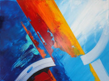 Œuvre contemporaine nommée « Mat », Réalisée par MIREILLE PEINT...