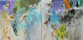 Œuvre contemporaine nommée « Les Gauchers », Réalisée par CHRISTINE CONNELLY